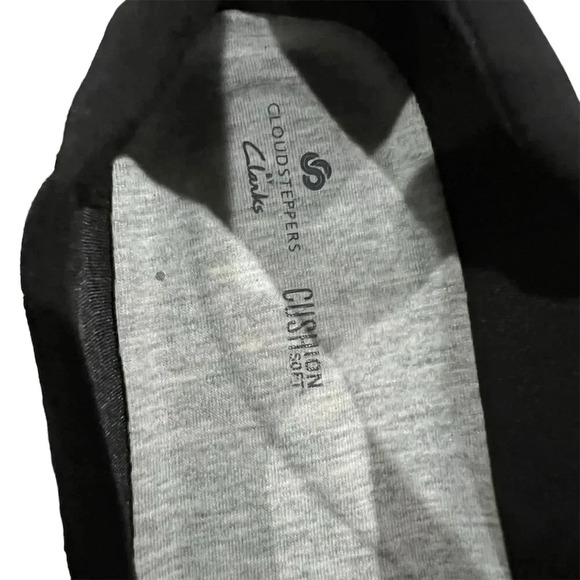 Clarks Cloudsteppers Women's Ayla Low Ballet Flats Black Size 11 - Picture 3 of 5
